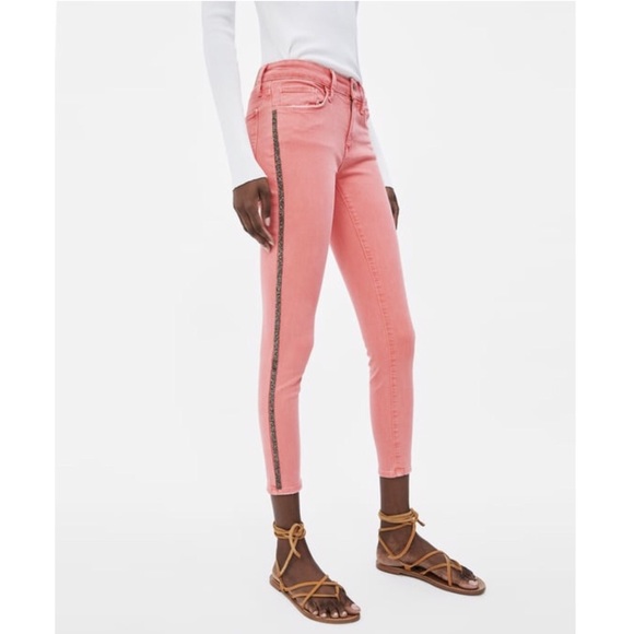 Zara Coral Jeans - Picture 5 of 8